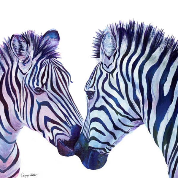Zebra Kisses Print